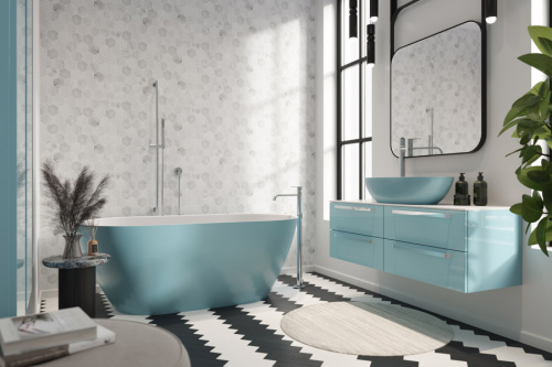 Ванна из искусственного камня Holbi VENUS NEW 1.01.002.11.2 158х79 отдельностоящая овальная - фото 3