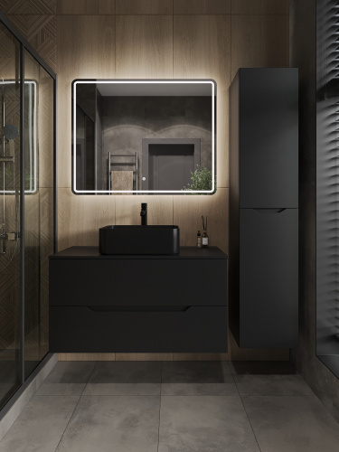 Тумба с раковиной Orange Line Li-100TubMDF+B02-460MB 101х46х68 - фото 5