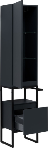 Шкаф-пенал Allen Brau Priority 1.31006.AM 40х32х180 напольный цвет черный - фото 3