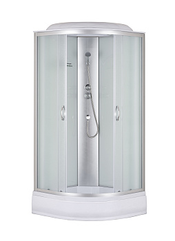 Душевая кабина Taliente TA-9091M 90х90 четверть круга с крышей ориентация универсальная