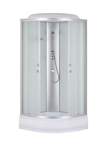 Душевая кабина Taliente TA-9091M 90х90 четверть круга с крышей ориентация универсальная
