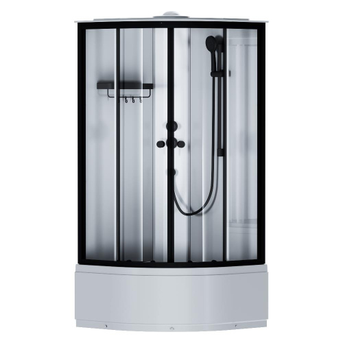 Душевая кабина Am.Pm X-Joy W94C-401A-090BT 88х88 четверть круга без крыши ориентация универсальная - фото 2