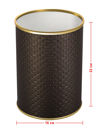 Ведро мусорное Geralis PUNTO M-PCG-B 3 л - фото 2