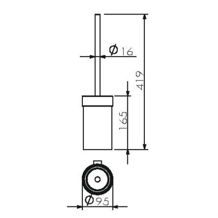 Ерш Langberger Accessories 28025D