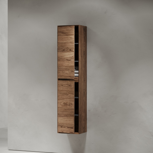 Шкаф-пенал Sancos Marmi 1.0/Marmi 2.0 PMR35ECH 35х30х160 подвесной цвет дуб чарльстон - фото 5