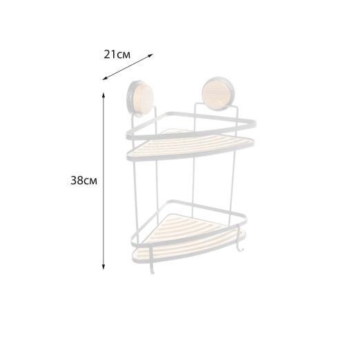 Полка в ванную комнату Fixsen Magic FX-940B-2 - фото 4