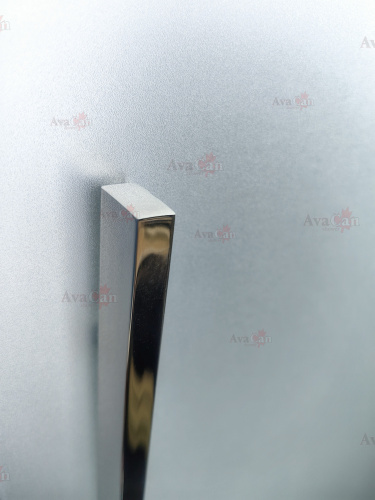 Душевая дверь AvaCan FC2-190MT 210х195 стекло матовое профиль хром глянцевый - фото 3