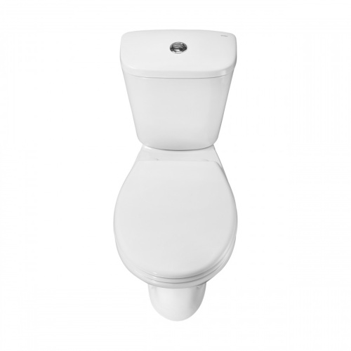 Унитаз-компакт напольный с бачком Santeri Pro 1P2155S0000BF белый с сиденьем каскадный смыв - фото 2