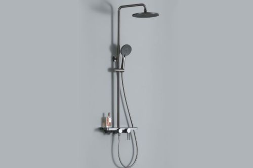 Душевая стойка Royal Bath RB83123Q настенная цвет черный