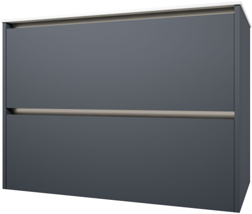 Тумба под раковину Allen Brau Activity 1.34013.BGM 90х46х65 подвесная цвет зеленый/синий - фото 2