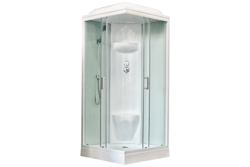 Душевая кабина Royal Bath НР RB80HP6-WT 80х80 квадратная с крышей ориентация универсальная