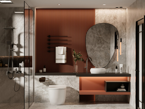 Унитаз приставной Abber Bequem AC1111 белый с сиденьем микролифт безободковый каскадный смыв - фото 3