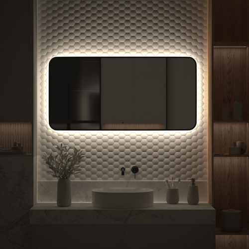 Зеркало в ванную Defesto AURA DF 2968RH 120х60 - фото 5