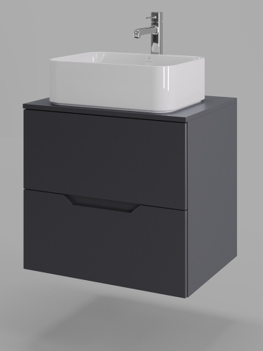 Тумба с раковиной Orange Line Li-60TugMDF+B02-460W 61х46х70 - фото 2