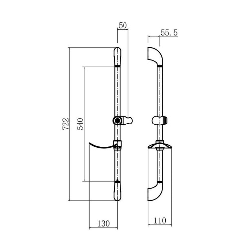 Душевая штанга D-Lin D63504 - фото 2