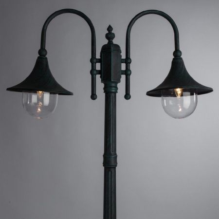 Садово-парковый светильник Arte Lamp Malaga (Малага) A1086PA-2BG