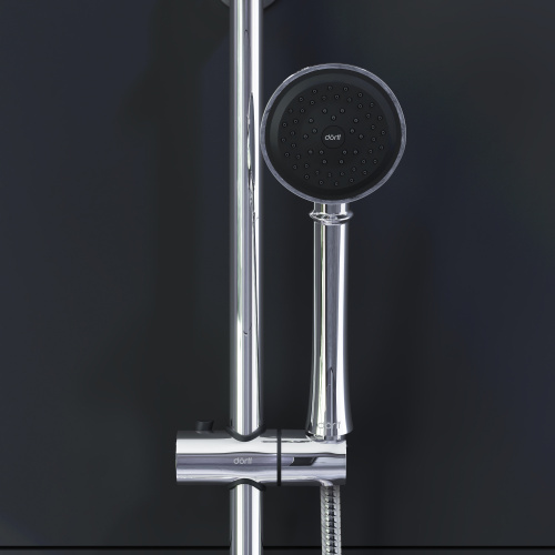 Душевой гарнитур Dorff Classic D0180000 настенный хром/серый - фото 4