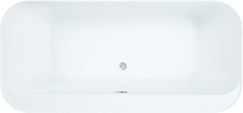 Ванна акриловая Allen Brau Infinity 2.21001.21 170х80 отдельностоящая овальная с ножками - фото 2