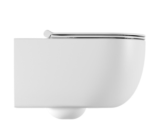 Унитаз подвесной Alice Unica 32240119 серый матовый с сиденьем безободковый