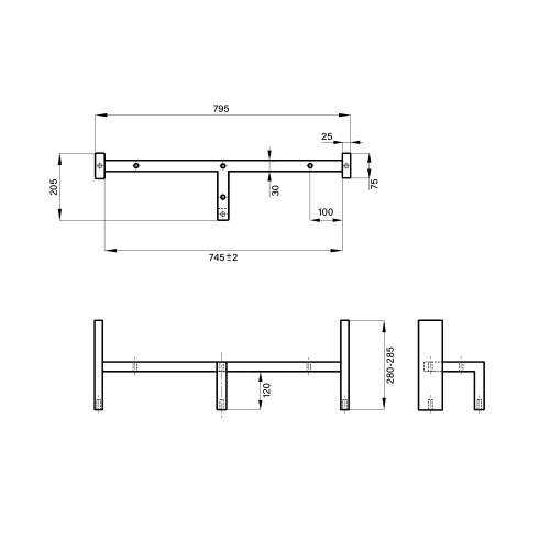 Ножки для ванны Wellsee Useful Extras 231904000 - фото 3