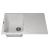 Кухонная мойка Uperwood Quartz Premium UPD-04 3910202112 80х50 цвет белый поверхность матовая