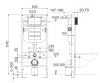 Инсталляция с кнопкой + унитаз + шумоизоляция Ceramica Nova CN6000_1002B_1000