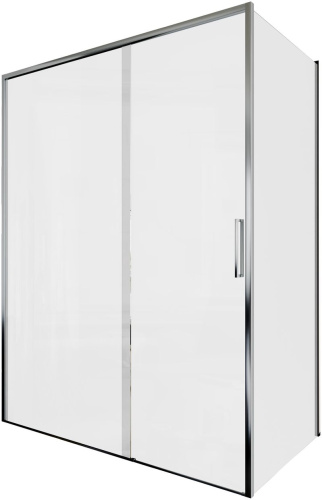 Душевой уголок Aquanet Pleasure Evo AE65-150x80-CT 150х80 стекло прозрачное профиль хром глянцевый без поддона - фото 3