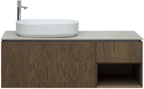 Тумба под раковину Allen Brau Infinity 1.21006.NO 119х46х41 подвесная цвет коричневый - фото 5