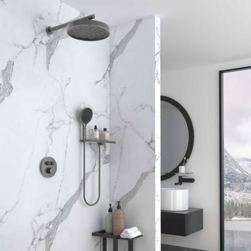 Душевая система Vincea Inspire VSFW-3I22MT2RGM встраиваемая в стену с термостатом