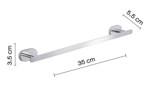 Полотенцедержатель Gedy Bernina BE21/35(13) - фото 2
