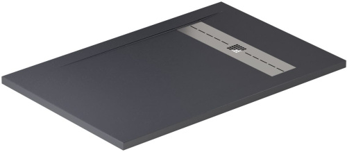 Душевой поддон Allen Brau Infinity 8.21002-AM 120х80 искусственный камень черный без каркаса - фото 2