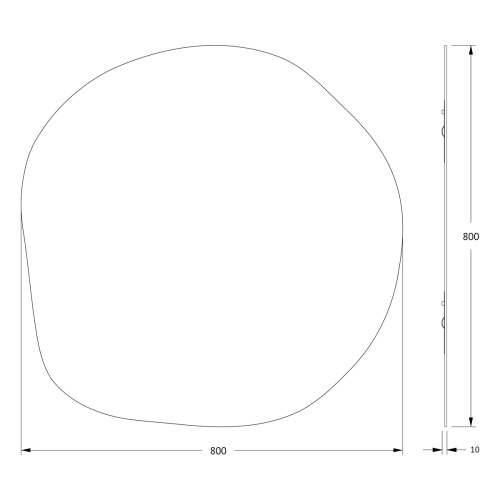 Зеркало в ванную Evoform Essence BY 0328 80х80 - фото 2