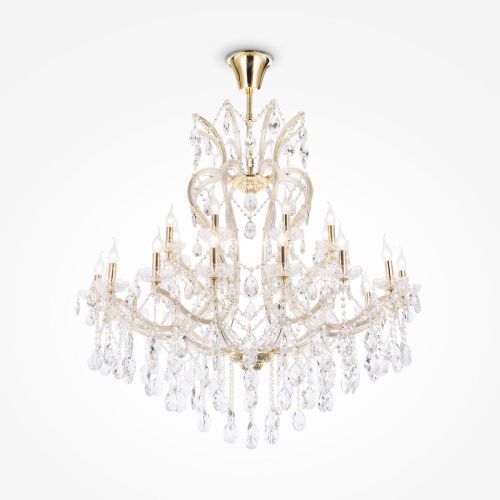 Люстра подвесная Maytoni Doris Royal Classic DIA881-PL-24-G - фото 5