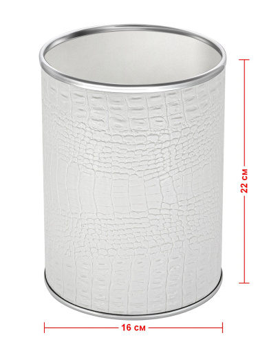 Ведро мусорное Geralis CROCO M-KWH-B 3 л - фото 2