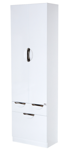 Шкаф-пенал Misty Орхидея П-Жас05060-011К2Я 60х34х200 напольный - фото 2