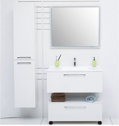 Шкаф-пенал De Aqua Токката 00167272 35х35х176 подвесной - фото 5