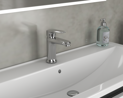 Смеситель Rush Devon DE7535-11 на раковину хром - фото 3