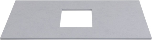 Столешница Allen Brau Priority 1.31009.G-S 66х41 накладная цвет серый - фото 2