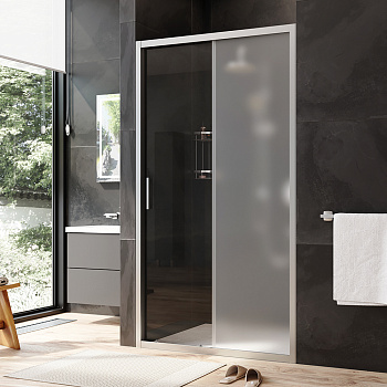Душевая дверь Am.Pm Gem W90G-110-1-195MM 110х195 стекло прозрачное профиль хром матовый