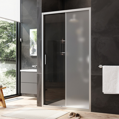 Душевая дверь Am.Pm Gem W90G-110-1-195MM 110х195 стекло прозрачное профиль хром матовый