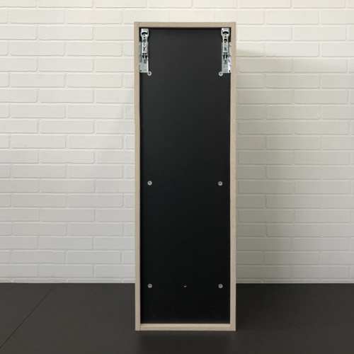 Шкаф-пенал Comforty Страсбург 00-00006574CF 35х32х110 подвесной цвет дуб дымчатый - фото 4