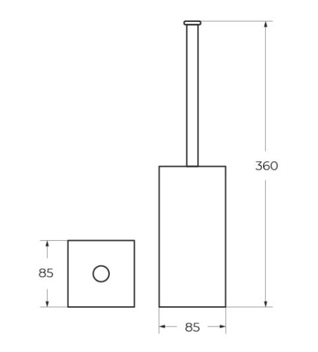 Ершик Art&Max PLATINO AM-E-D002BL - фото 2