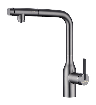 Смеситель для кухни Paulmark VIPER Vi213105-GM на раковину беретта