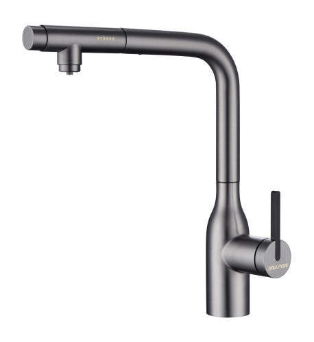 Смеситель для кухни Paulmark VIPER Vi213105-GM на раковину беретта