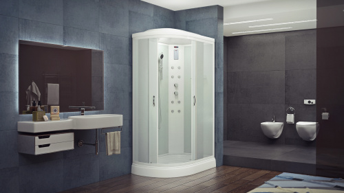 Душевая кабина Timo Eco TE-0702R 120х80 асимметричная с крышей ориентация правая - фото 3