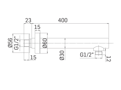 Держатель душа Mamoli Hipster 348L401 хром - фото 2