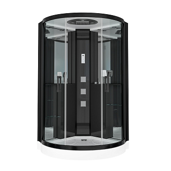 Душевая кабина Grossman GR242 120х120 четверть круга с крышей ориентация универсальная