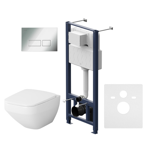 Комплект унитаз с инсталляцией с клавишей смыва Am.Pm Inspire V2.0 IS47051.50A1700 - фото 2
