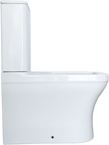 Чаша унитаза напольная Allen Brau Infinity 4.21012.20 цвет белый без бачка с сиденьем микролифт безободковая каскадный смыв - фото 2