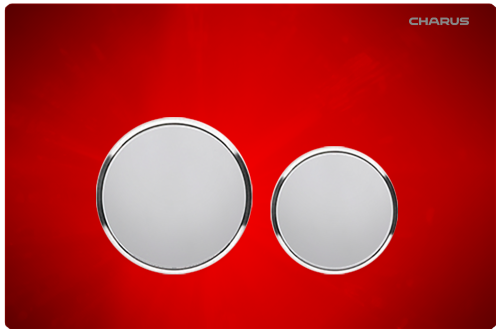 Клавиша смыва механическая CHARUS Bagliore FP.330.RED.10 цвет красный